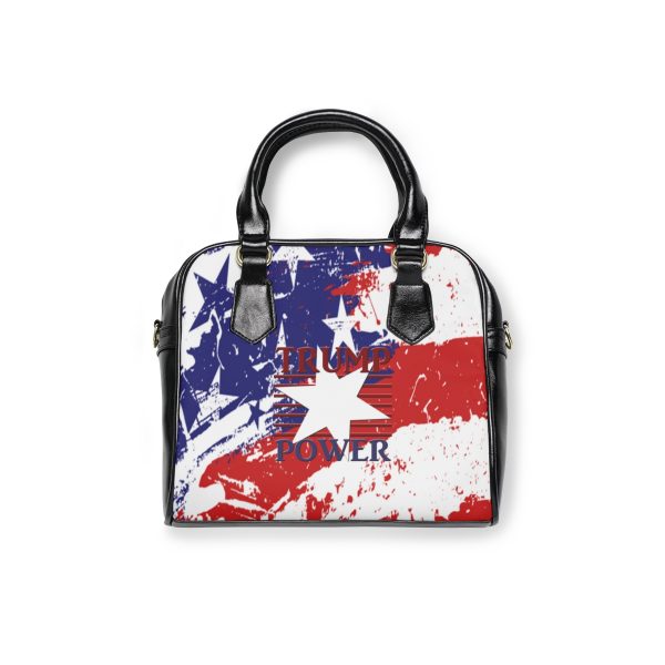 Shoulder Handbag - TRUMP POWER - Stars and Stripes - Image 2