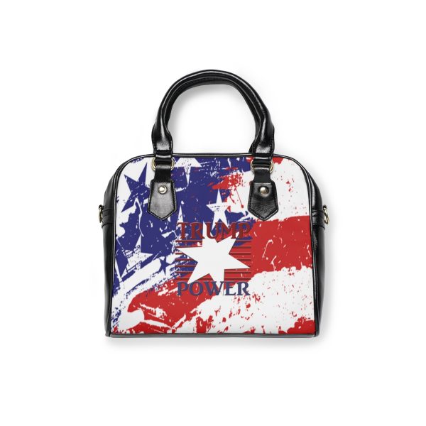 Shoulder Handbag - TRUMP POWER - Stars and Stripes - Image 3