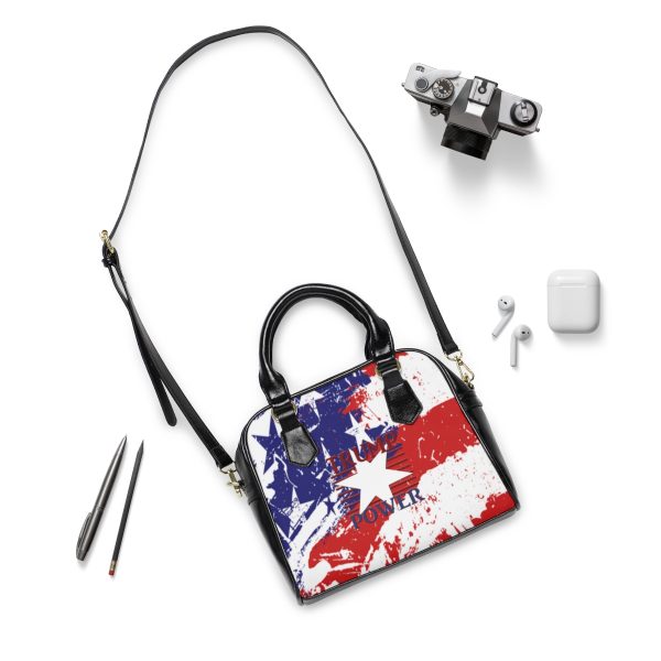 Shoulder Handbag - TRUMP POWER - Stars and Stripes - Image 4