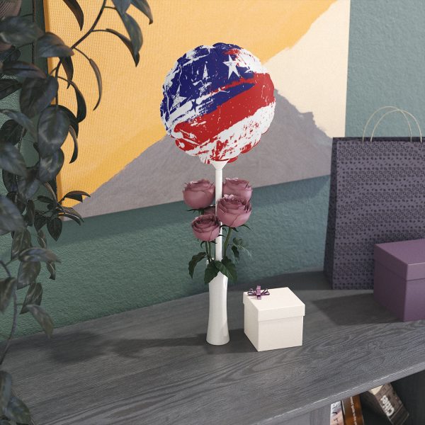 Balloons (Round and Heart-shaped) 6" - Stars and Stripes