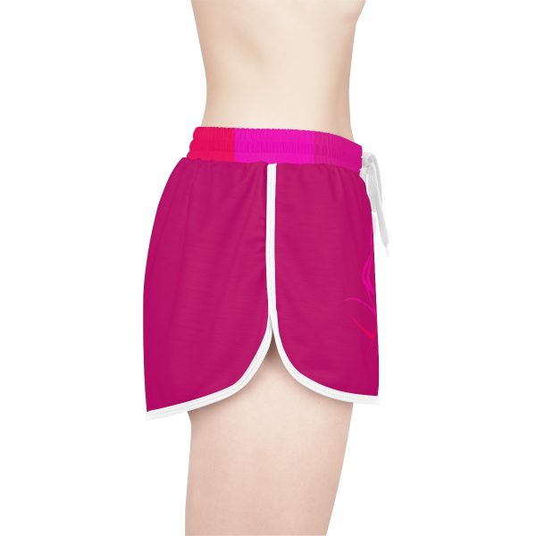 Women's Relaxed Shorts (AOP) - Women Are Not Costumes (Multi Pinks BG) - Image 12