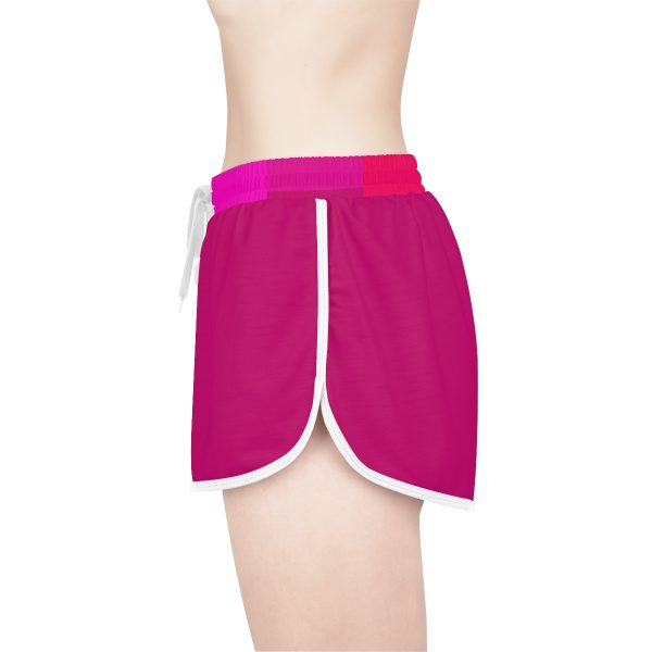 Women's Relaxed Shorts (AOP) - Women Are Not Costumes (Multi Pinks BG) - Image 13