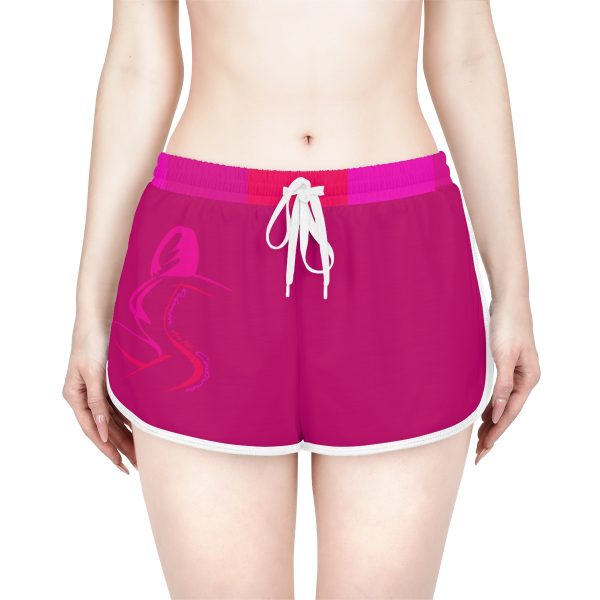 Women's Relaxed Shorts (AOP) - Women Are Not Costumes (Multi Pinks BG)