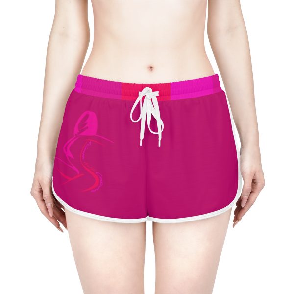 Women's Relaxed Shorts (AOP) - Women Are Not Costumes (Multi Pinks BG) - Image 36