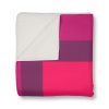 Sherpa Blanket - Women Are Not Costumes (Multi Pinks and Purple BG) - Image 6