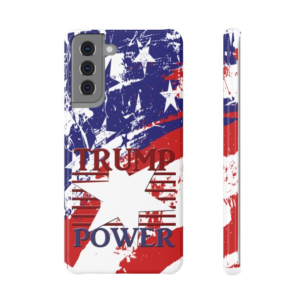 Slim Snap Case - TRUMP POWER - Stars and Stripes - Image 3