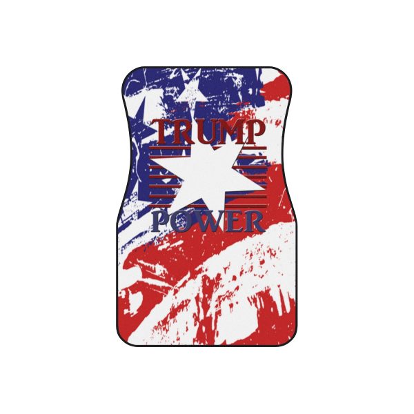 Car Mats (2x Front) - TRUMP POWER - Stars and Stripes - Image 3