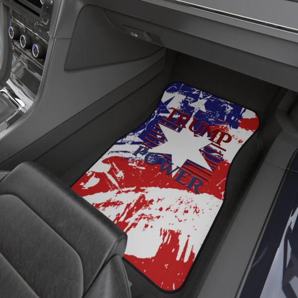 Car Mats (2x Front) - TRUMP POWER - Stars and Stripes - Image 6