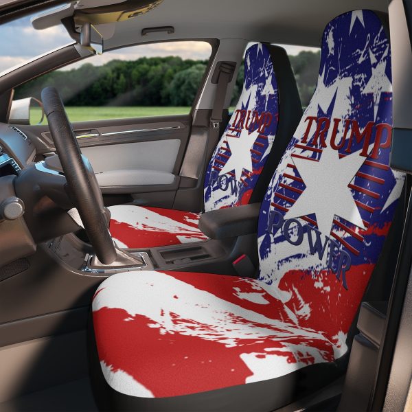 Car Seat Covers - TRUMP POWER - Stars and Stripes