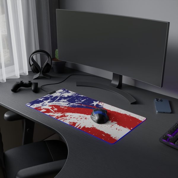 LED Gaming Mouse Pad - Stars and Stripes - Image 7