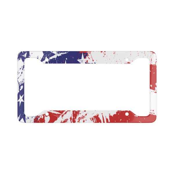 License Plate Frame - Stars and Stripes