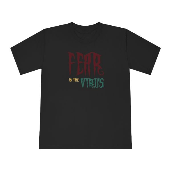 Unisex Classic Crewneck T-Shirt - Fear Is The Virus LOGO1 - Image 5