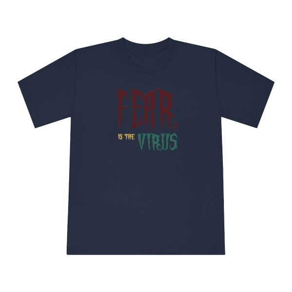 Unisex Classic Crewneck T-Shirt - Fear Is The Virus LOGO1 - Image 17