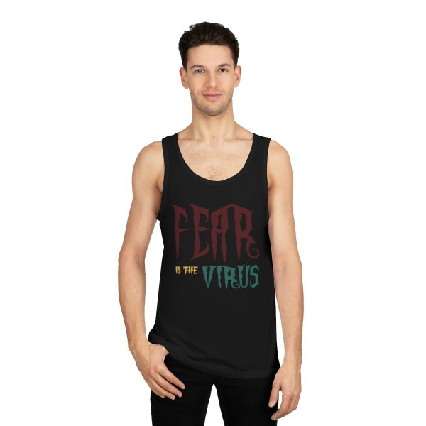 Unisex Softstyle™ Tank Top - Fear Is The Virus LOGO1