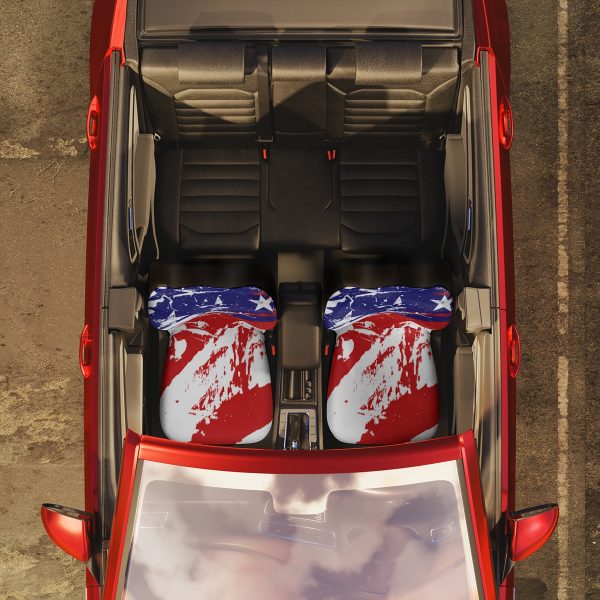 Polyester Car Seat Covers - Stars and Stripes - Image 5