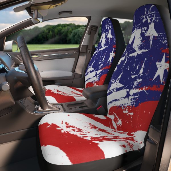 Polyester Car Seat Covers - Stars and Stripes