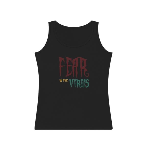 Women's Tank Top - Fear Is The Virus LOGO1 - Image 2