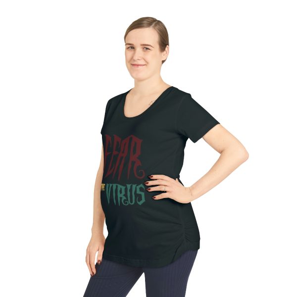 Women's Maternity Tee - Fear Is The Virus LOGO1 - 2 - Image 9