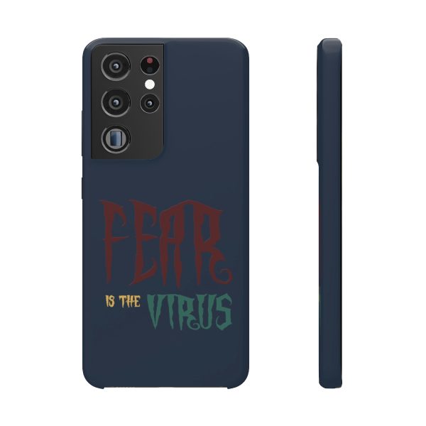 Snap Cases Fear Is The Virus LOGO1 (Dark Blue BG) - Image 106