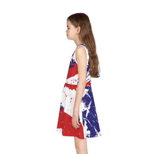 Girls' Sleeveless Sundress (AOP) - Stars and Stripes - Image 5