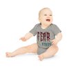 Baby Organic Short Sleeve Bodysuit - Fear Is The Virus LOGO1 - Image 12