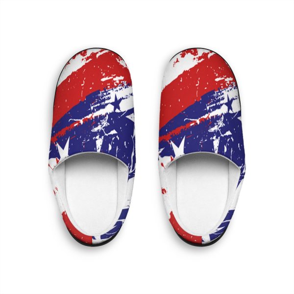 Women's Indoor Slippers - Stars and Stripes