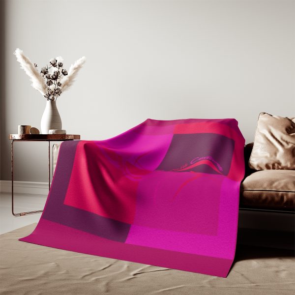 Sweatshirt Blanket - Women Are Not Costumes (Multi Pinks and Purple BG)