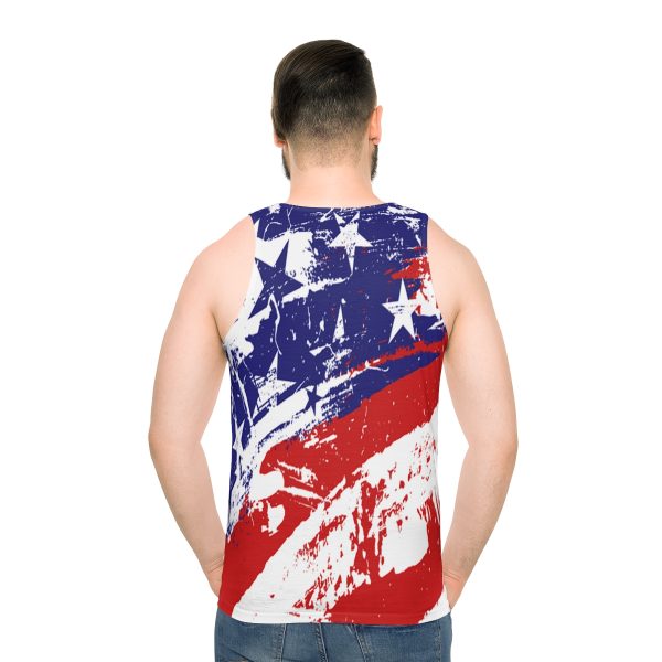 Unisex Tank Top (AOP) - TRUMP POWER - Stars and Stripes - Image 5