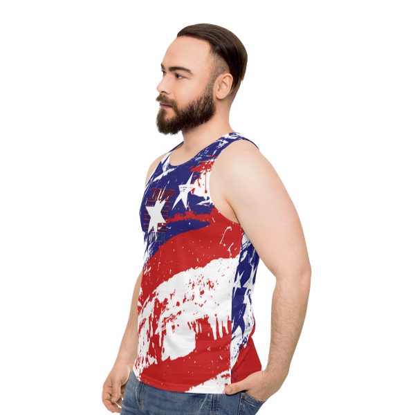 Unisex Tank Top (AOP) - TRUMP POWER - Stars and Stripes - Image 6