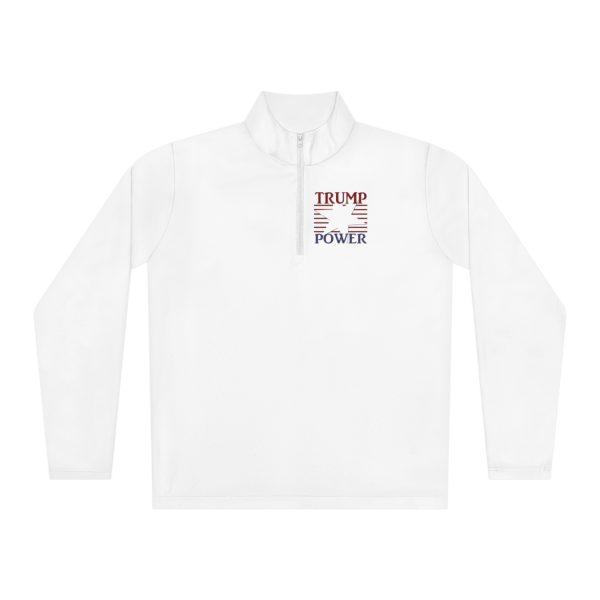 Unisex Quarter-Zip Pullover- TRUMP POWER - Image 5