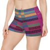 Women's Shorts (AOP) - Fear Is The Virus LOGO 3 (Hot Pink BG)
