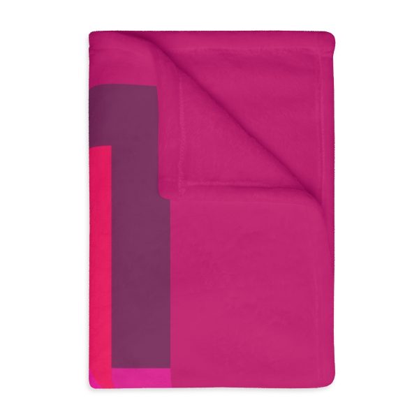 Velveteen Minky Blanket (Two-sided print) - Women Are Not Costumes (Multi Pinks and Purple BG) - Image 8