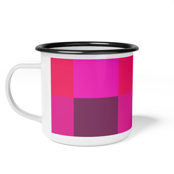 Enamel Camp Cup - Women Are Not Costumes (Multi Pinks and Purple BG) - Image 2