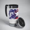 Stainless Steel Travel Mug with Handle 14oz - TRUMP POWER - Stars and Stripes - Image 8