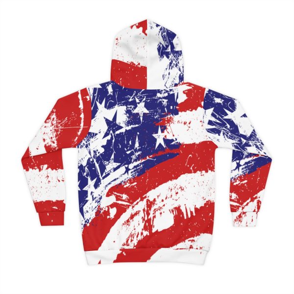 Children's Hoodie (AOP)- Stars and Stripes - Image 3