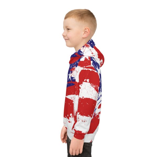 Children's Hoodie (AOP)- Stars and Stripes - Image 9