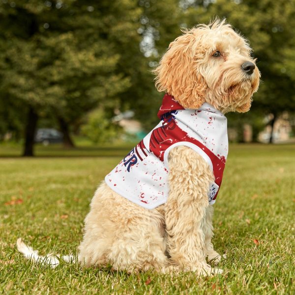 Pet Hoodie - TRUMP POWER - Stars and Stripes - Image 8