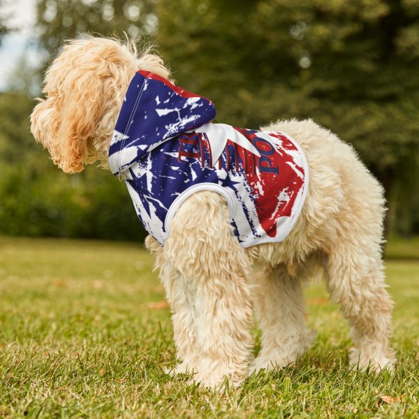 Pet Hoodie - TRUMP POWER - Stars and Stripes - Image 9