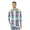 Men's Long Sleeve Shirt (AOP) - Fear Is The Virus LOGO3