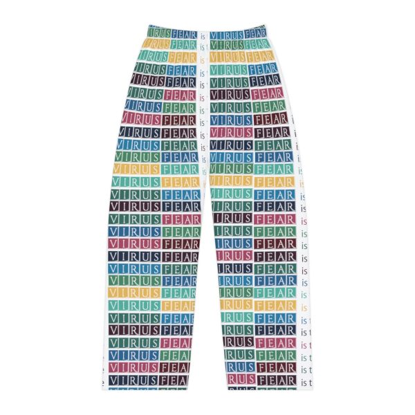 Women's Pajama Pants (AOP) - Fear Is The Virus LOGO 3
