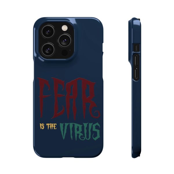 Snap Cases Fear Is The Virus LOGO1 (Dark Blue BG) - Image 31