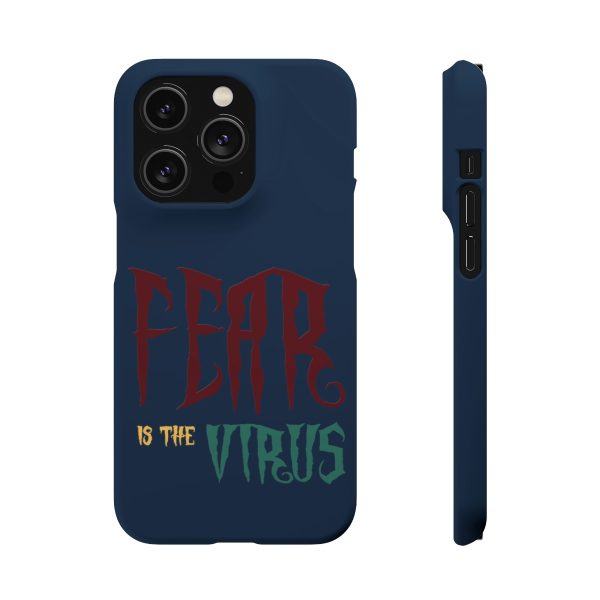 Snap Cases Fear Is The Virus LOGO1 (Dark Blue BG) - Image 33