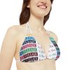 Strappy Bikini Set (AOP) Fear Is The Virus LOGO 3 - Image 15