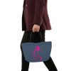 Lunch Bag- Women Are Not Costumes (Denim Blue BG) - Image 6