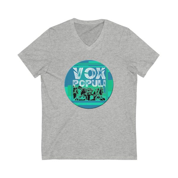 Unisex Jersey Short Sleeve V-Neck Tee - VOX POPULI - Image 9