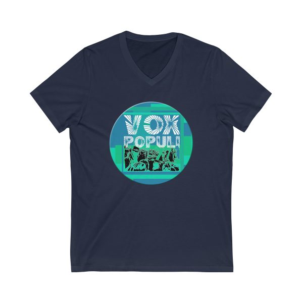 Unisex Jersey Short Sleeve V-Neck Tee - VOX POPULI