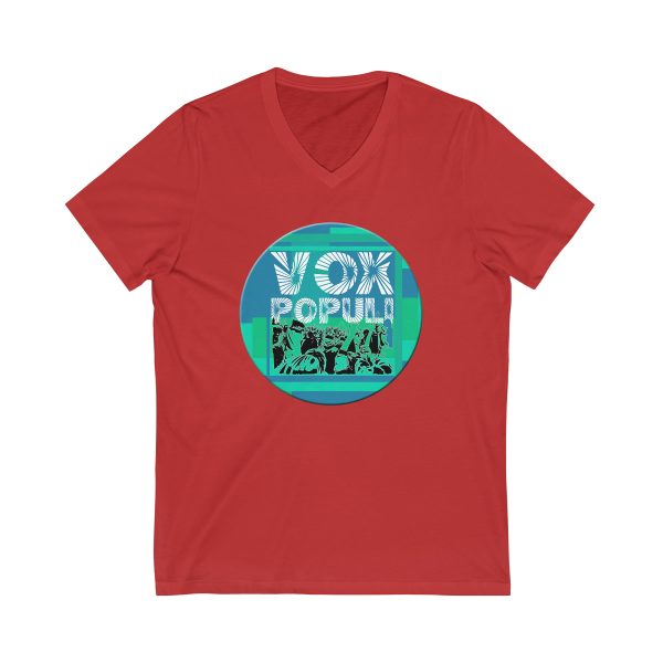 Unisex Jersey Short Sleeve V-Neck Tee - VOX POPULI - Image 15