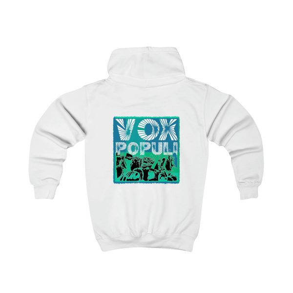 Kids Hoodie - VOX POPULI (Back Logo) - Image 3