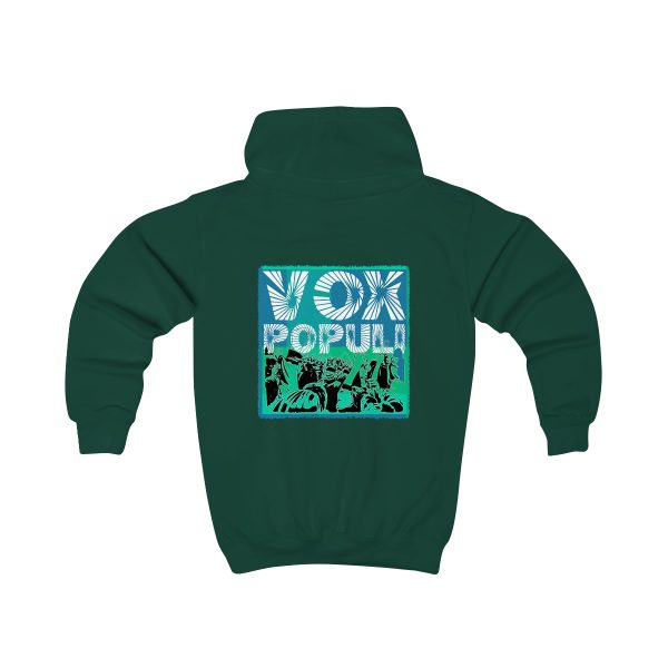 Kids Hoodie - VOX POPULI (Back Logo) - Image 9