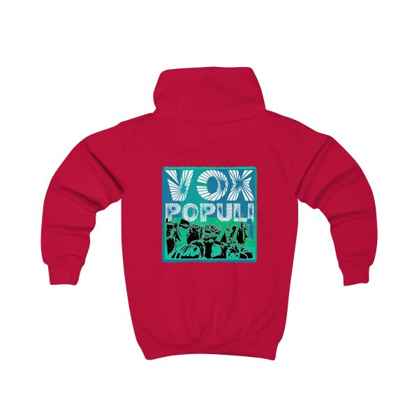 Kids Hoodie - VOX POPULI (Back Logo) - Image 23